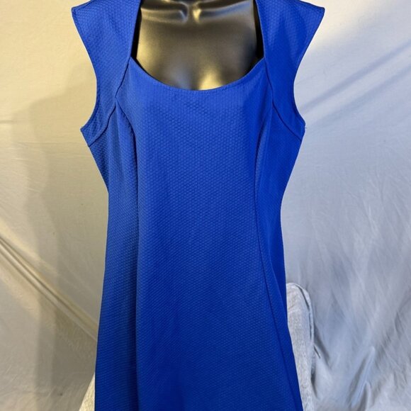 Forever 21 Plus Womens Blue Fit & Flare Dress Flowy 2X 18/20 Flattering - Picture 1 of 3